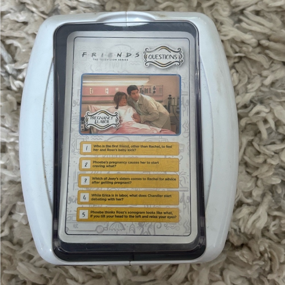 Friends Trivia Game Friends Top Trumps quiz fun game for all friends fans